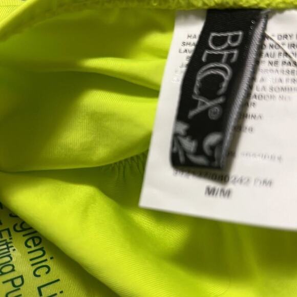 NWT BECCA BY REBECCA VIRTUE LIME‎ GREEN BIKINI SET VARIOUS - Picture 5 of 7